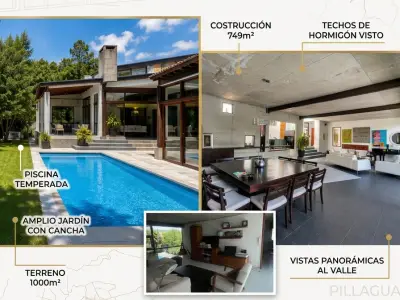 RESIDENCIA DE LUJO ESTILO MINIMALISTA CON PISCINA TEMPERADA | URBANIZACIÓN PILLAGUA, CUMBAYÁ