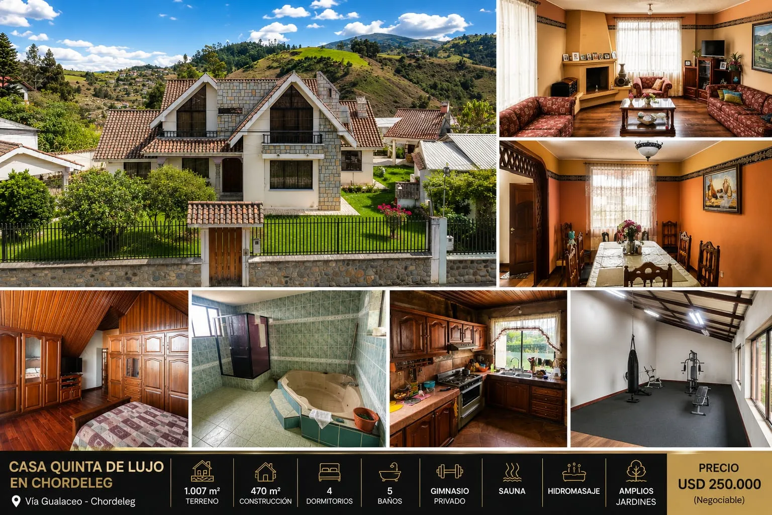 Casa Quinta en Chordeleg, Cuenca de OPORTUNIDAD financiamiento Directo - 1