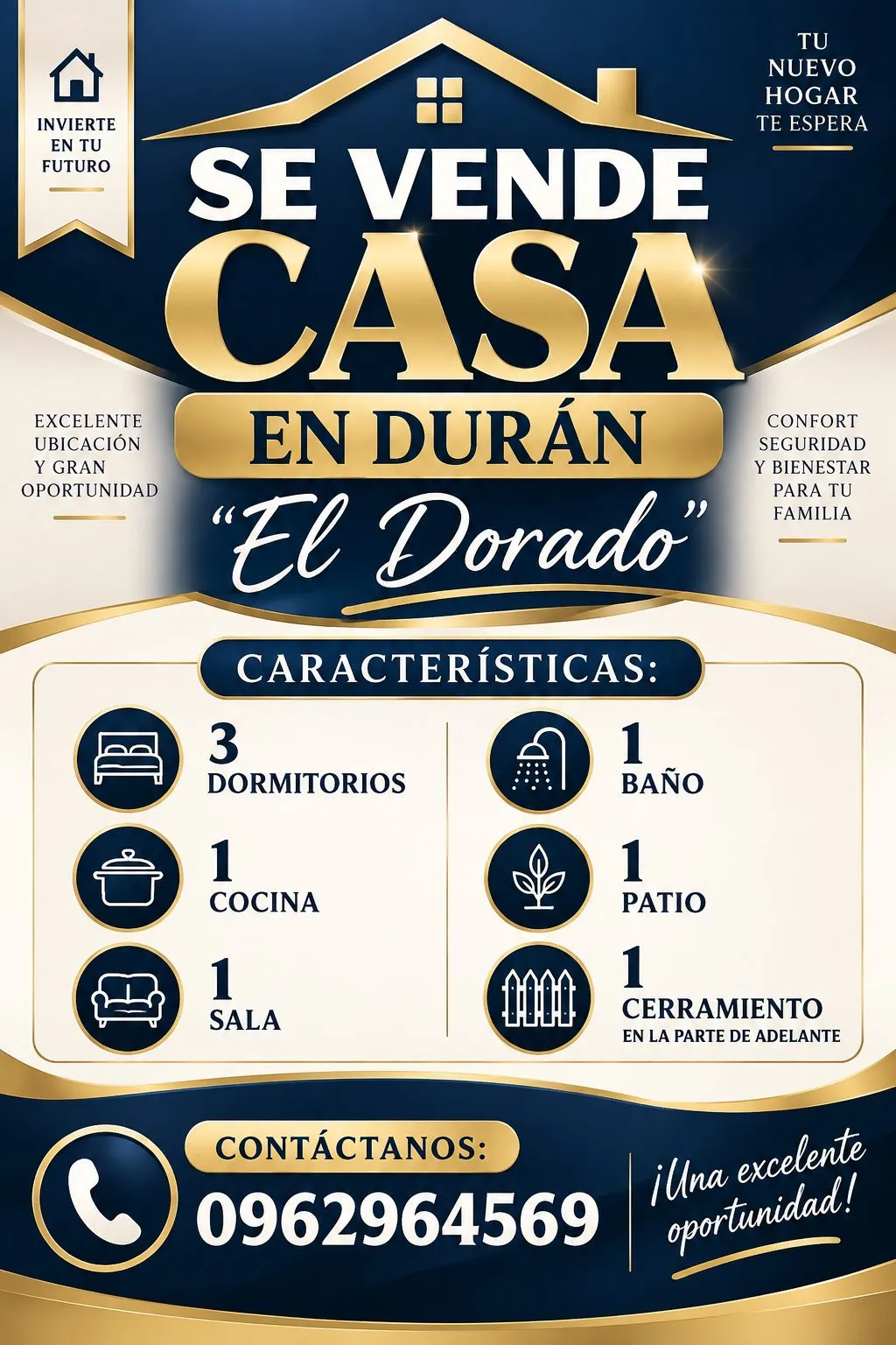 🏠 Casa en Venta en Durán - Cómoda y Acogedora