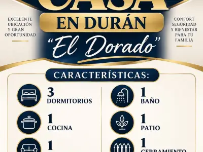 🏠 Casa en Venta en Durán - Cómoda y Acogedora